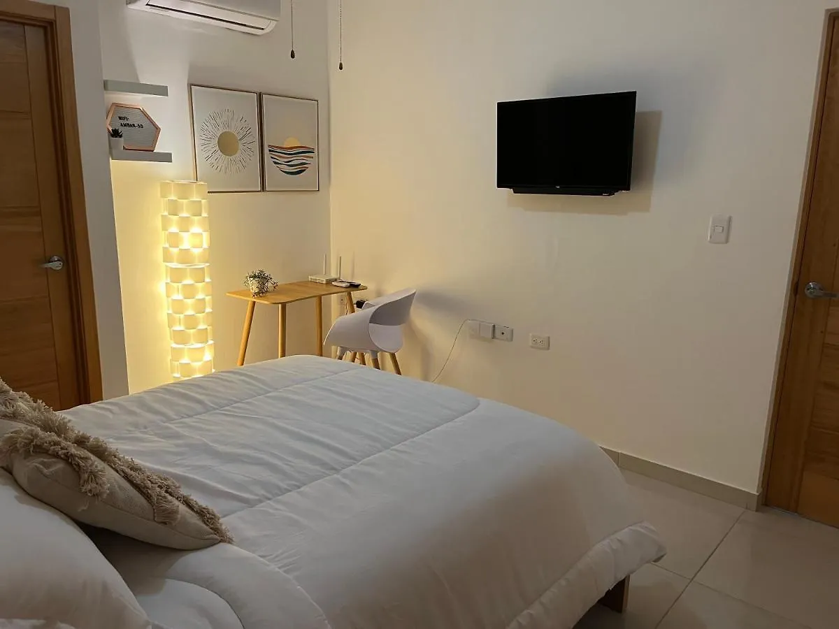 Ambar 5D - Centrico Apart Estilo Boho Chic Apartman Santo Domingo